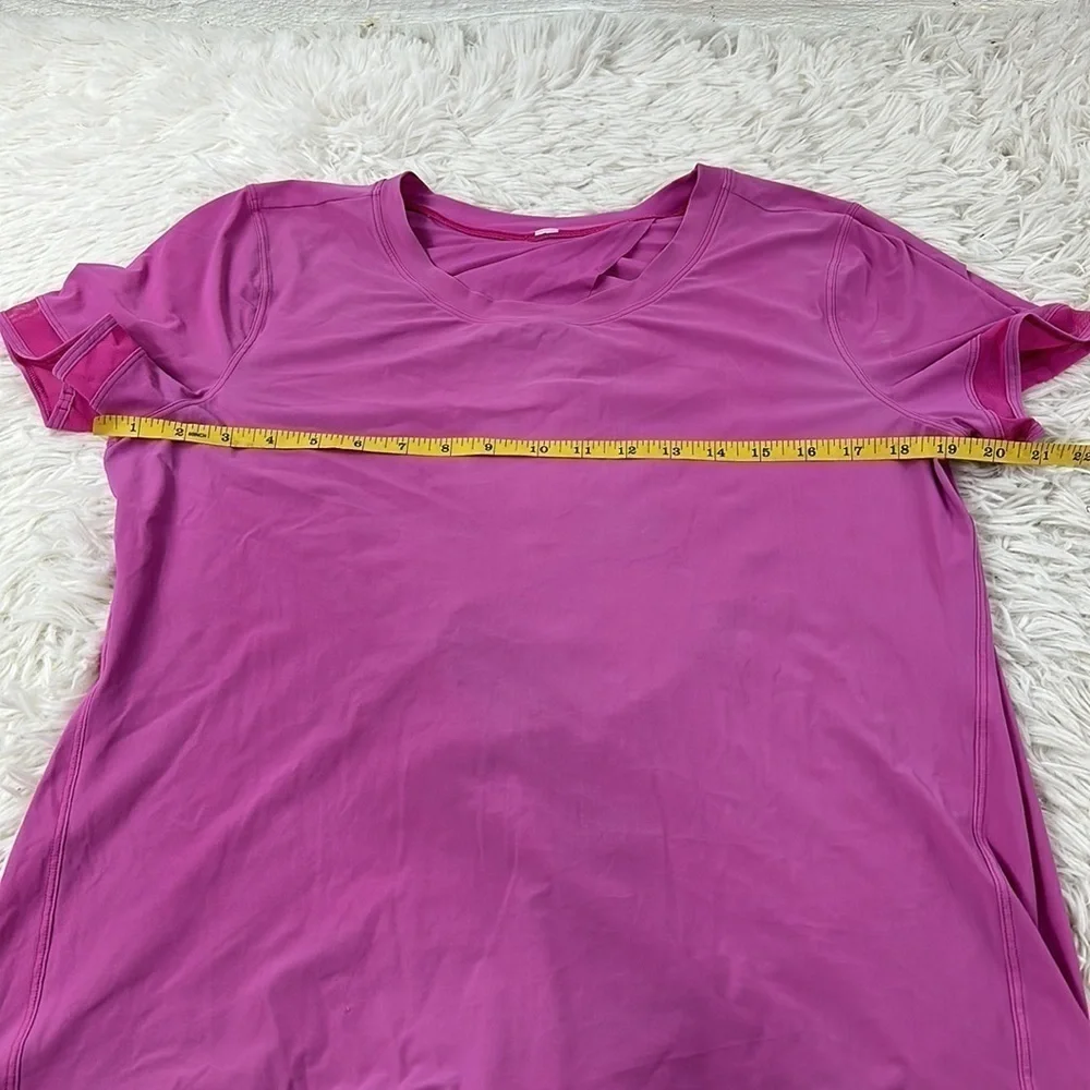 Lululemon Serve Up Some Sun Short Sleeve Sonic Pink